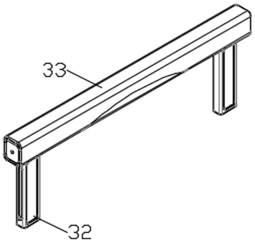 A battery shock absorber for a new energy vehicle