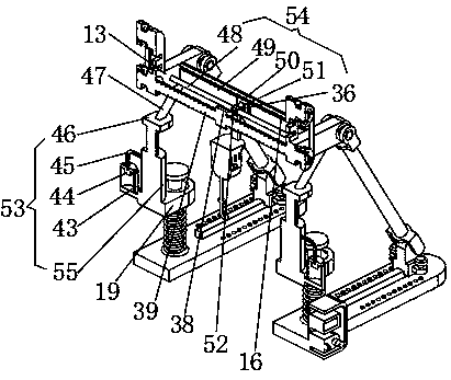 Load-bearing gantry crane boom for road and bridge construction