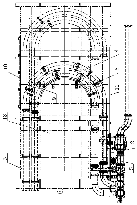 Mud-water shield mud pipeline extension device and extension method