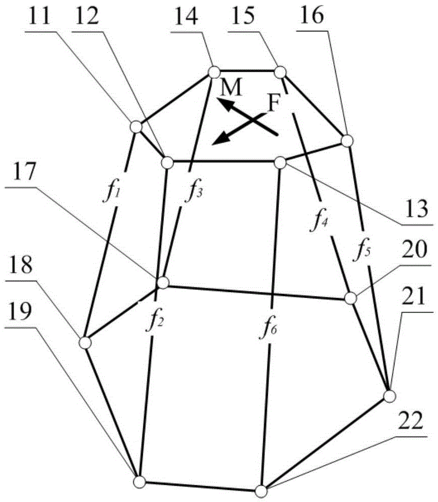 Six-freedom parallel control self-correction return apparatus for space vector force loading