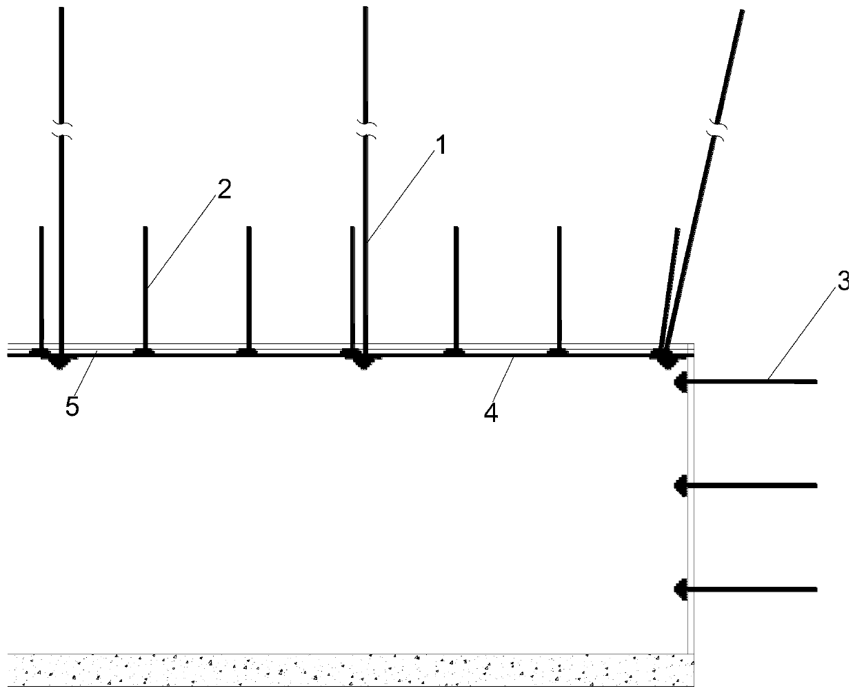 Comprehensive mechanized coal mining face withdraw channel anchor rod and anchor cable supporting determining method