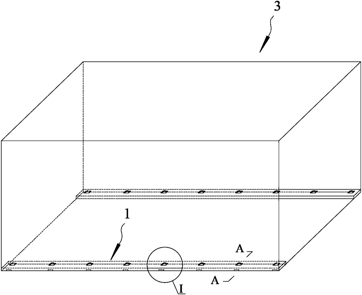 Support structure of housing unit, loading and unloading method and house with same