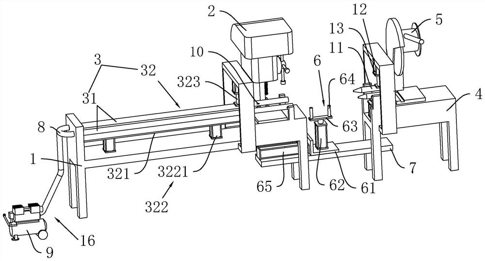 Parallel groove clamp processing device with high matching degree