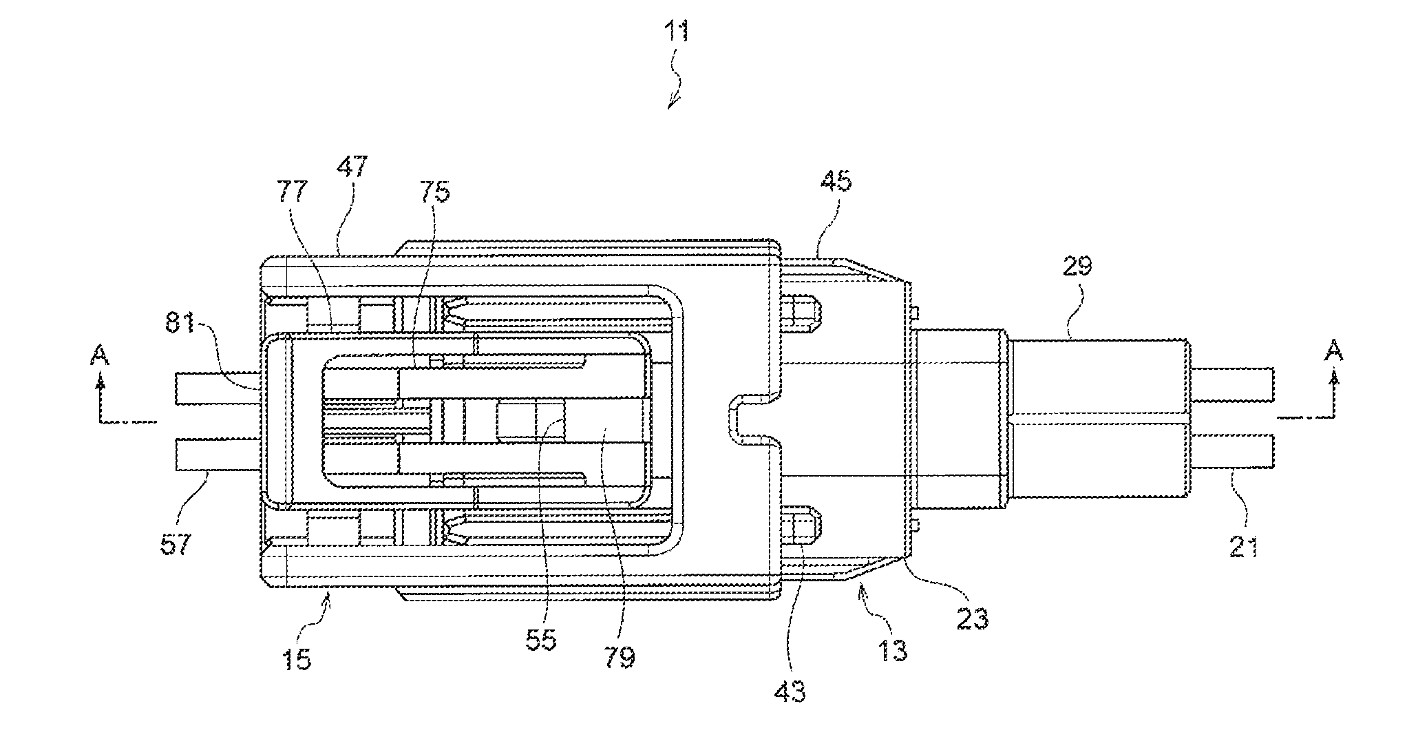 Waterproofing structure for connector