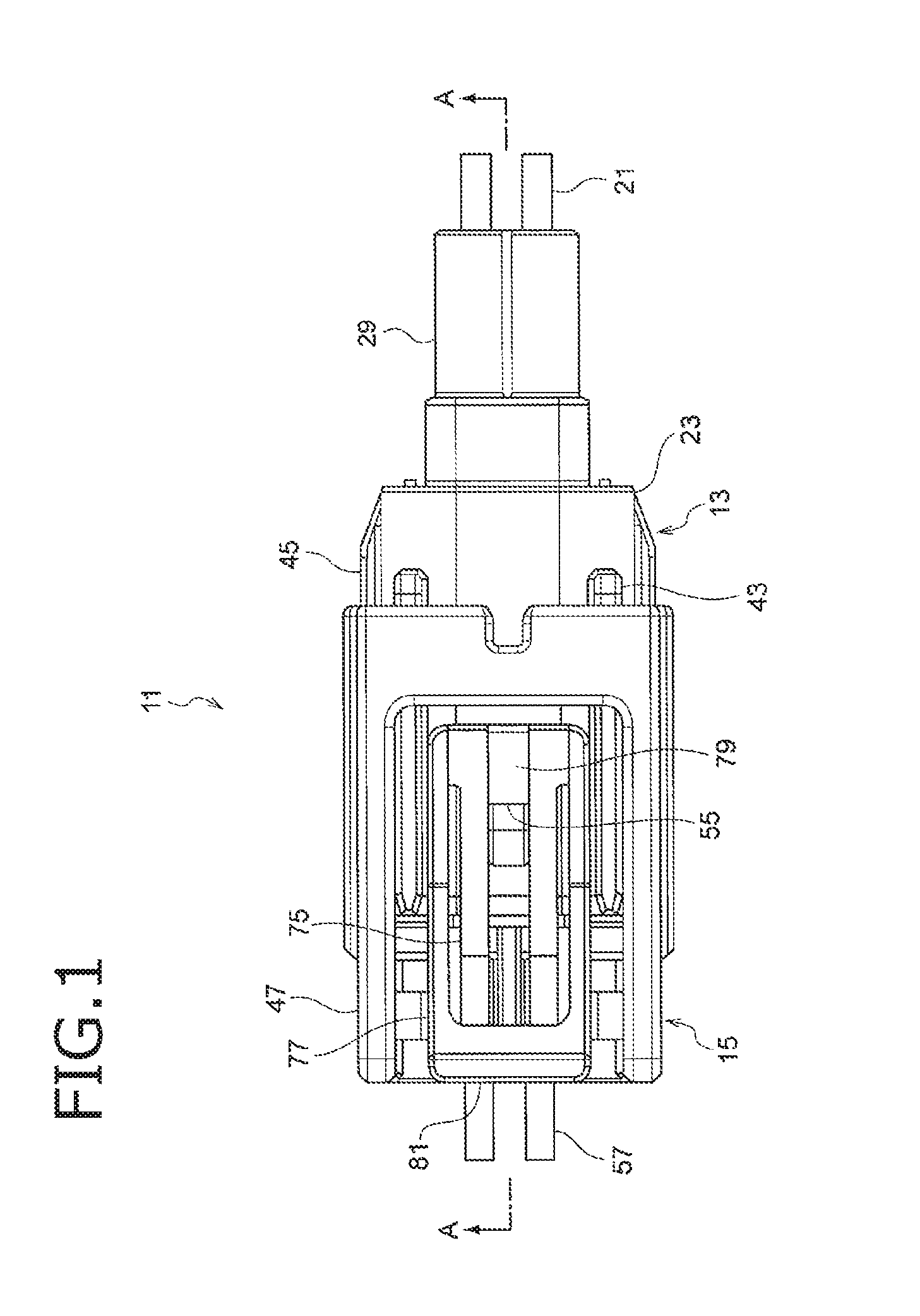 Waterproofing structure for connector