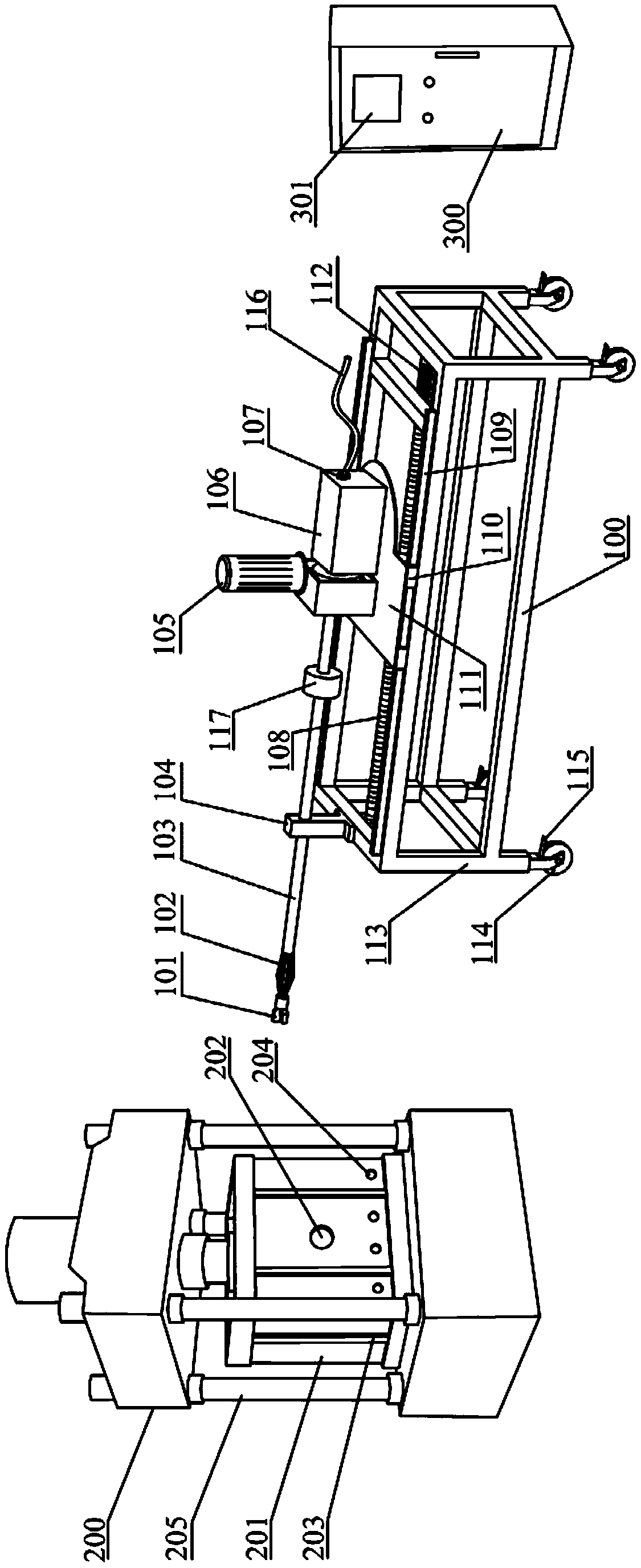 Drilling simulation device and method for horizontal well drilling and reaming in tectonic coal reservoir