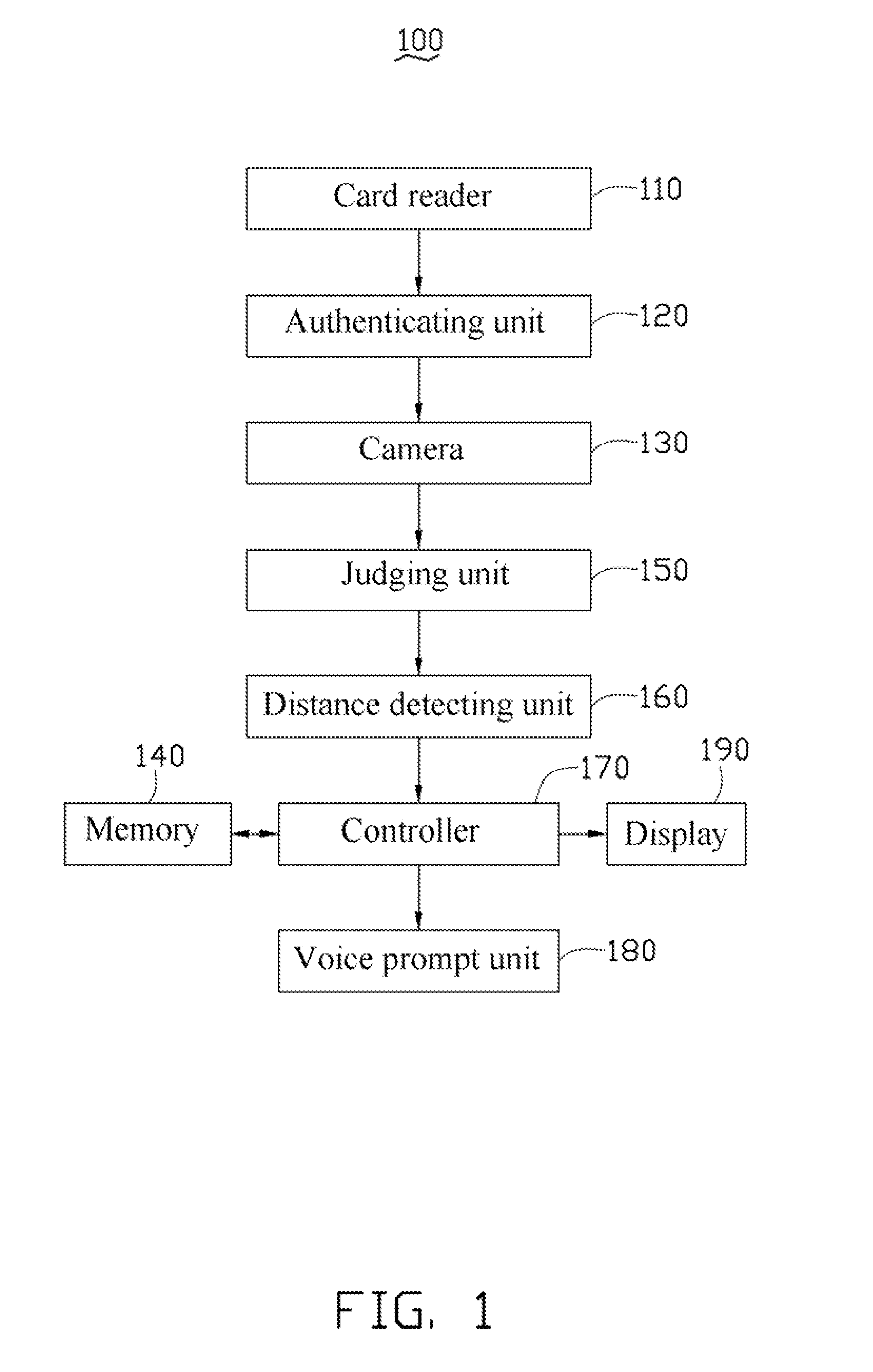 Automated teller machine and voice prompt method thereof