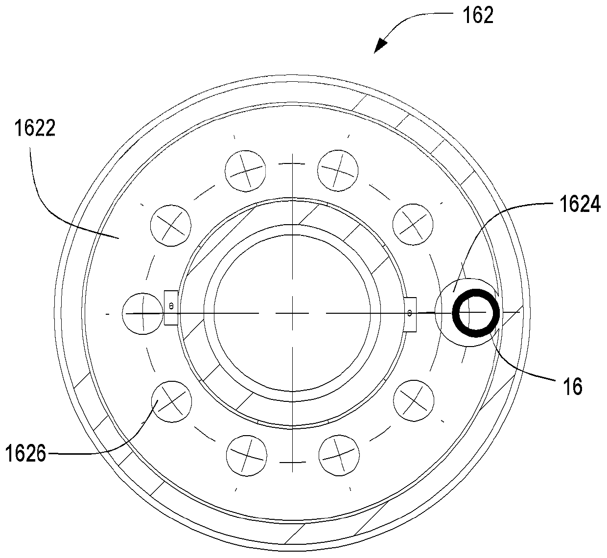 Temperature-controllable irradiation experiment device