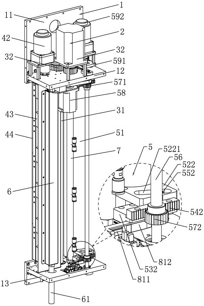 Automatic wiping device for blackboard