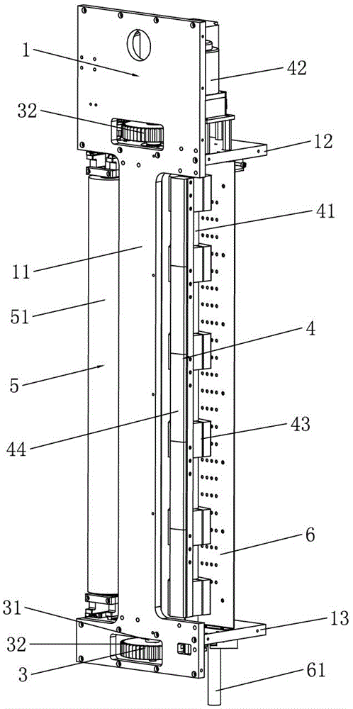 Automatic wiping device for blackboard