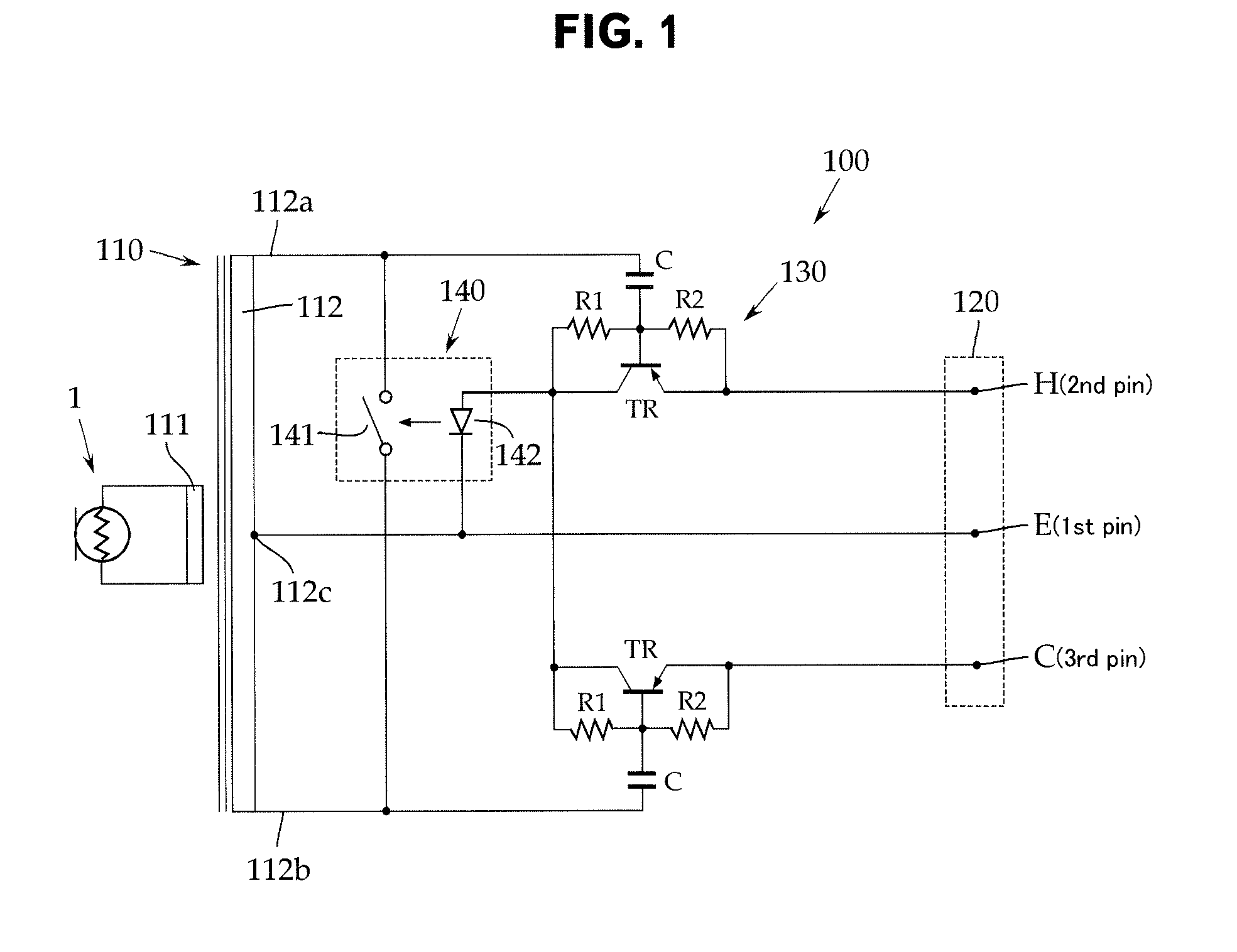 Ribbon microphone with automatic protection switch