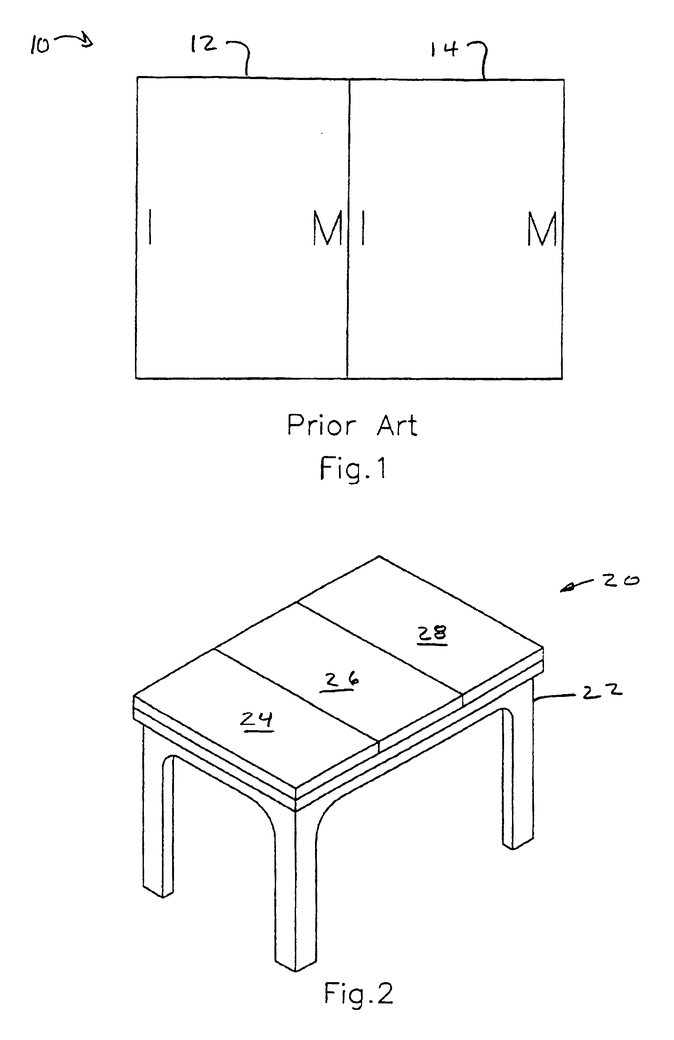 Table pad coupling system