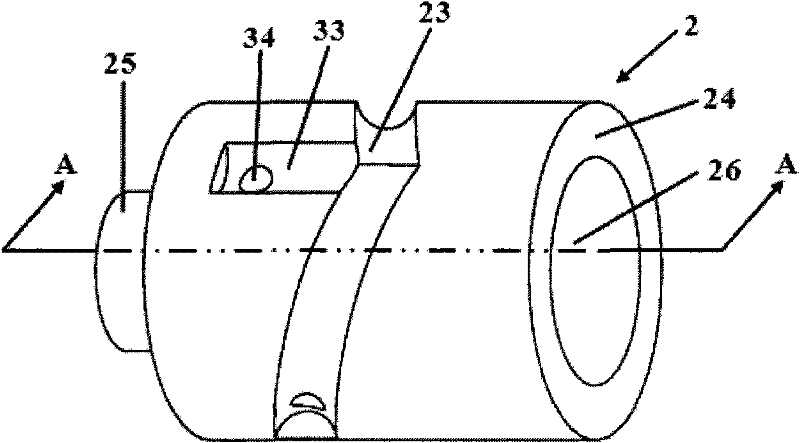 Two-color cable sheath extruded mould with improved structure