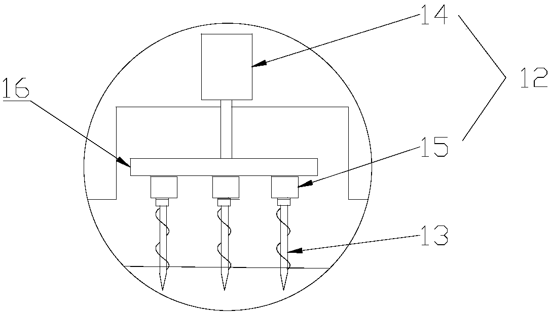 Aeration drying device and method