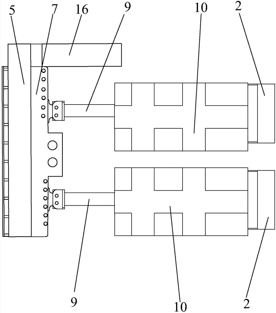 Timbering device for hydraulic support withdrawing and fully-mechanized mining timbering equipment