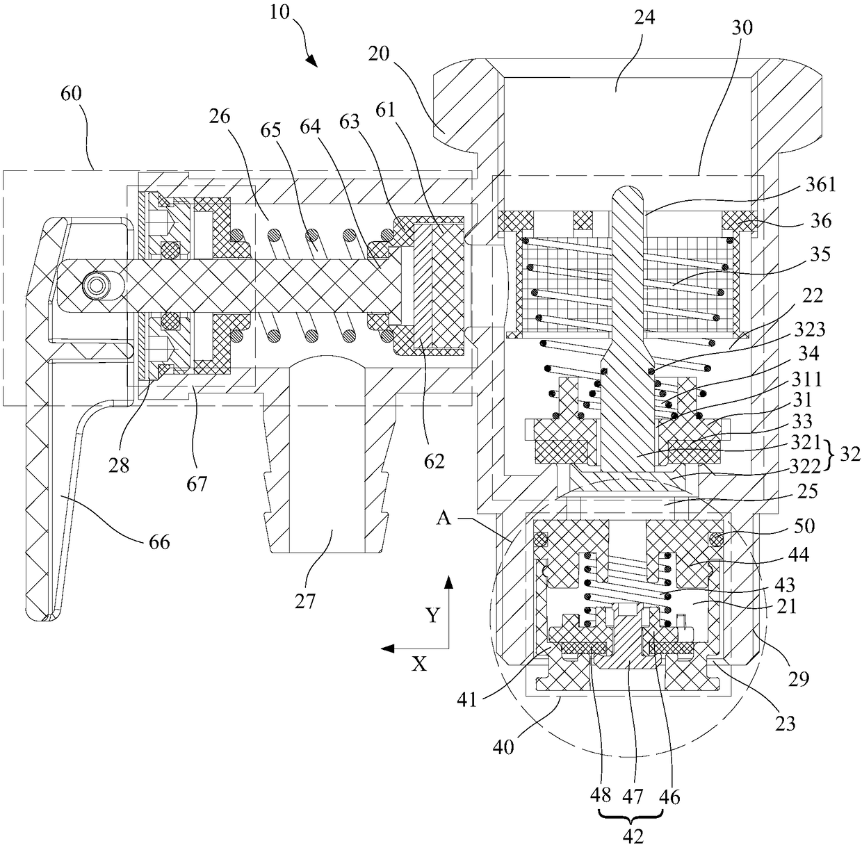 Safety valve and water heater