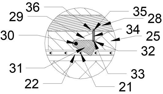 Electric polishing block base capable of changing grinding stroke