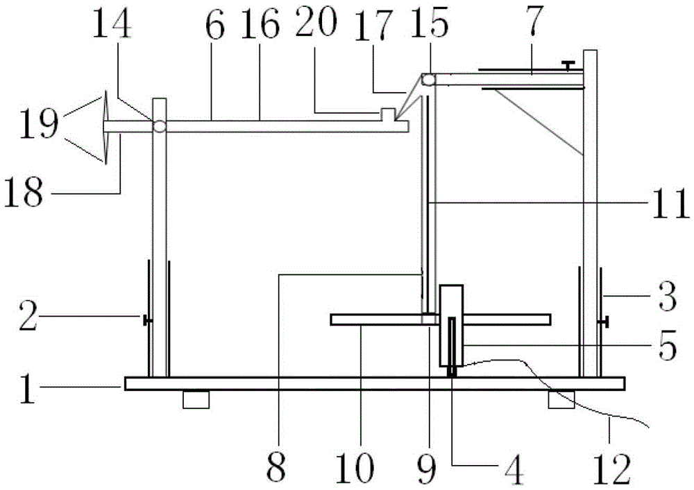 Method and device for measuring tiny elongation of solid material by lever and Hall integrator