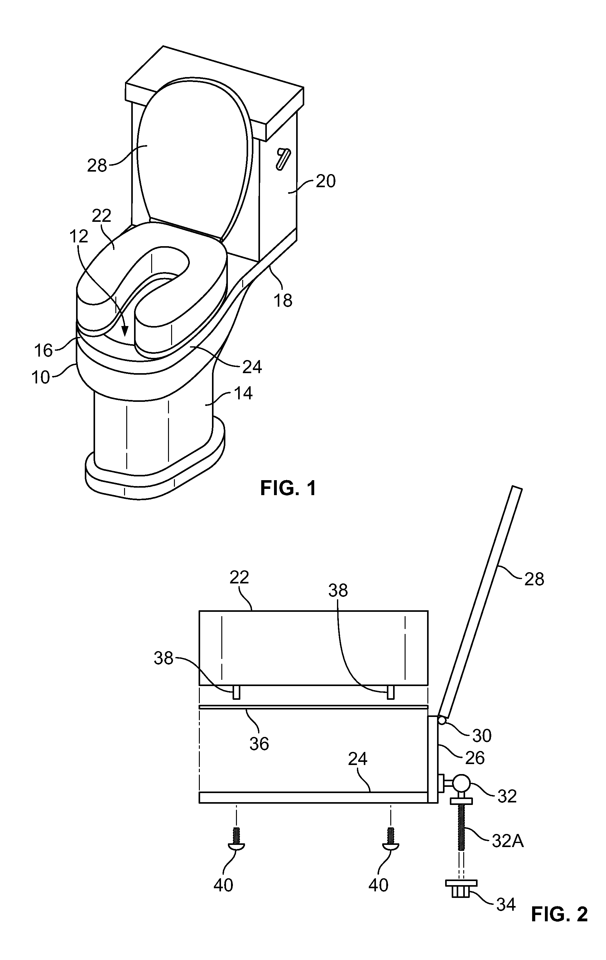 Elevated seat assembly and method