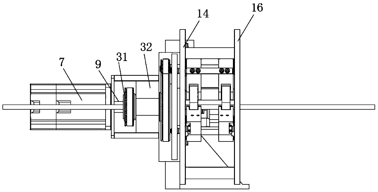 Cutting mechanism for beveling machine