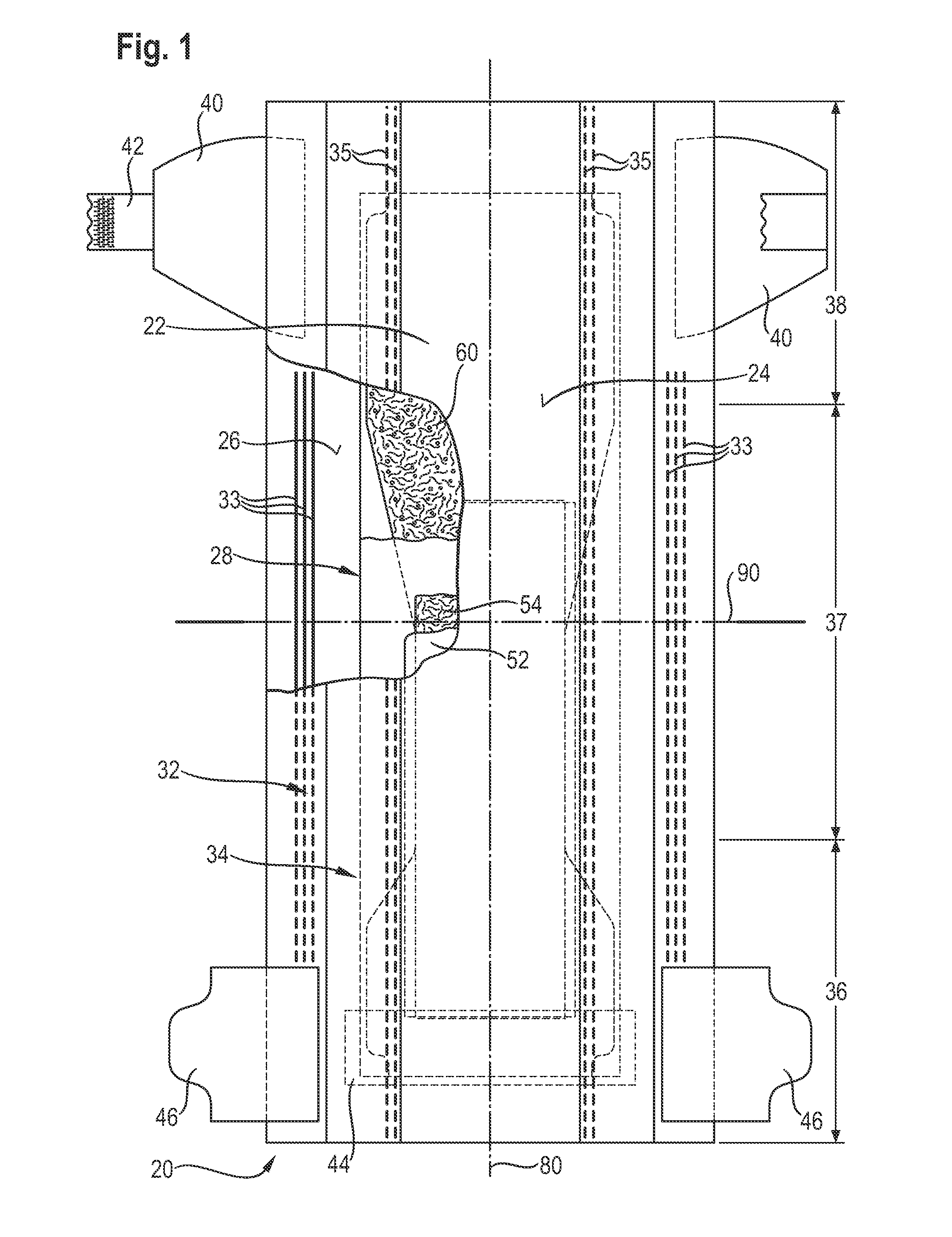 Substrate comprising oligogalacturonides and disposable absorbent article comprising the substrate