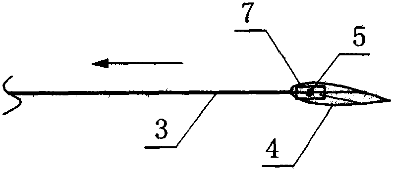 Movable guide rod type reciprocating wing lifting force generation device