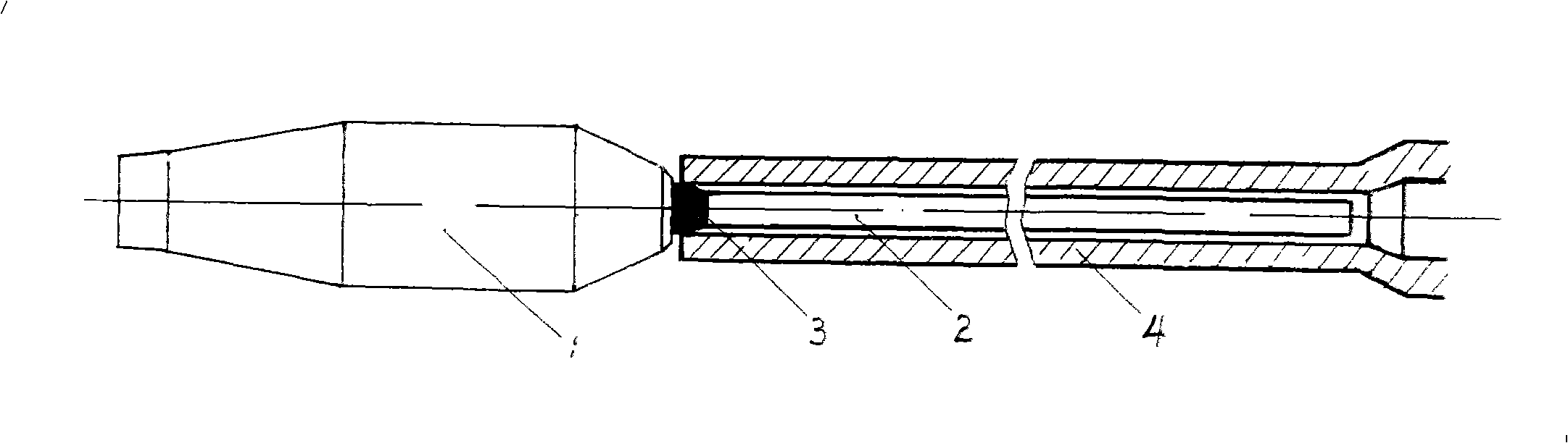 Long-tail type rifle grenade