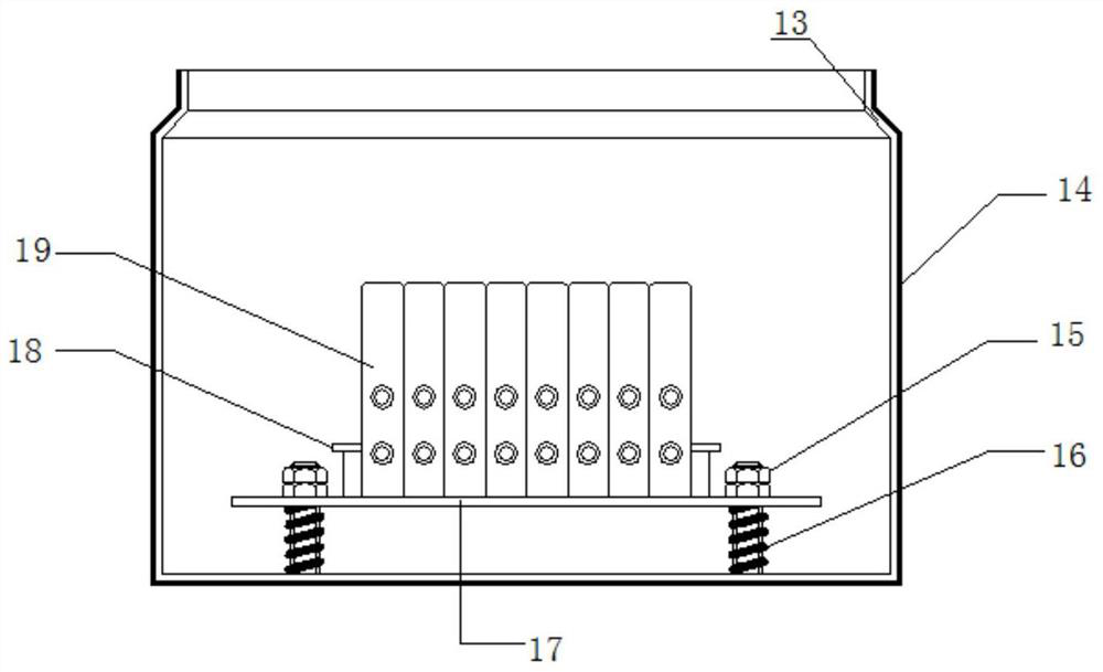 Special multi-point temperature measuring device for adsorption tower