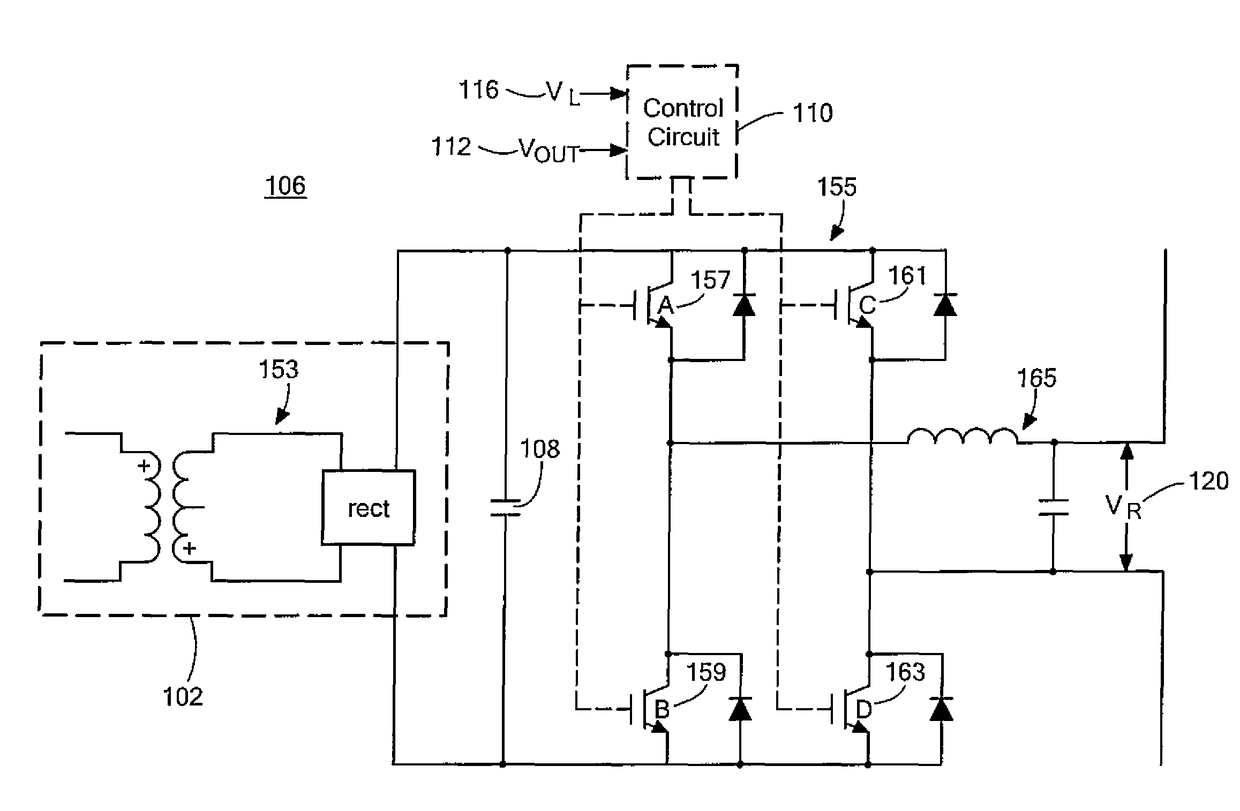 System for regulating the output of a high-voltage, high-power, DC supply