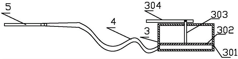 Cylinder moving type film bag opening device