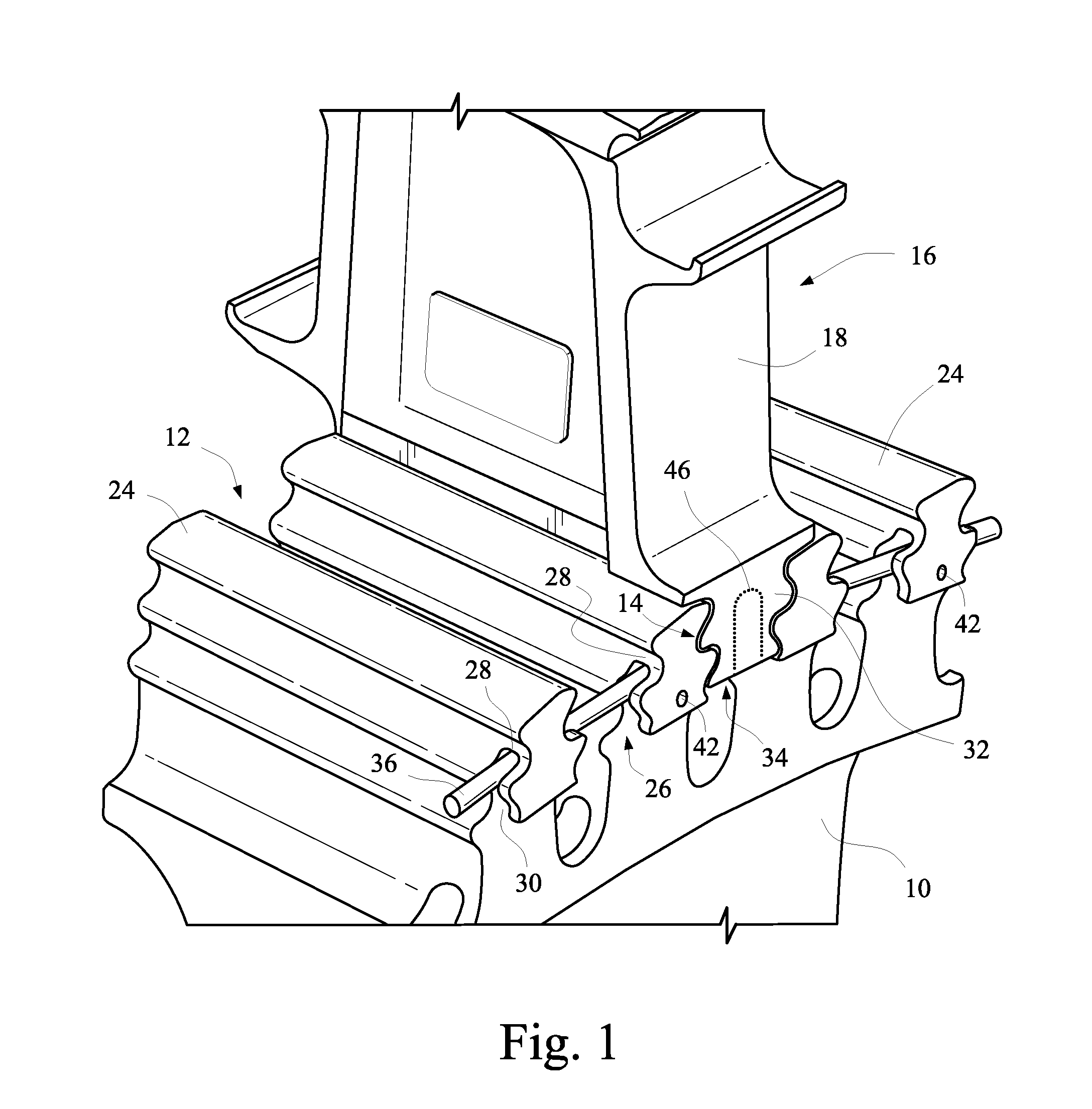 Turbine bucket lockwire rotation prevention