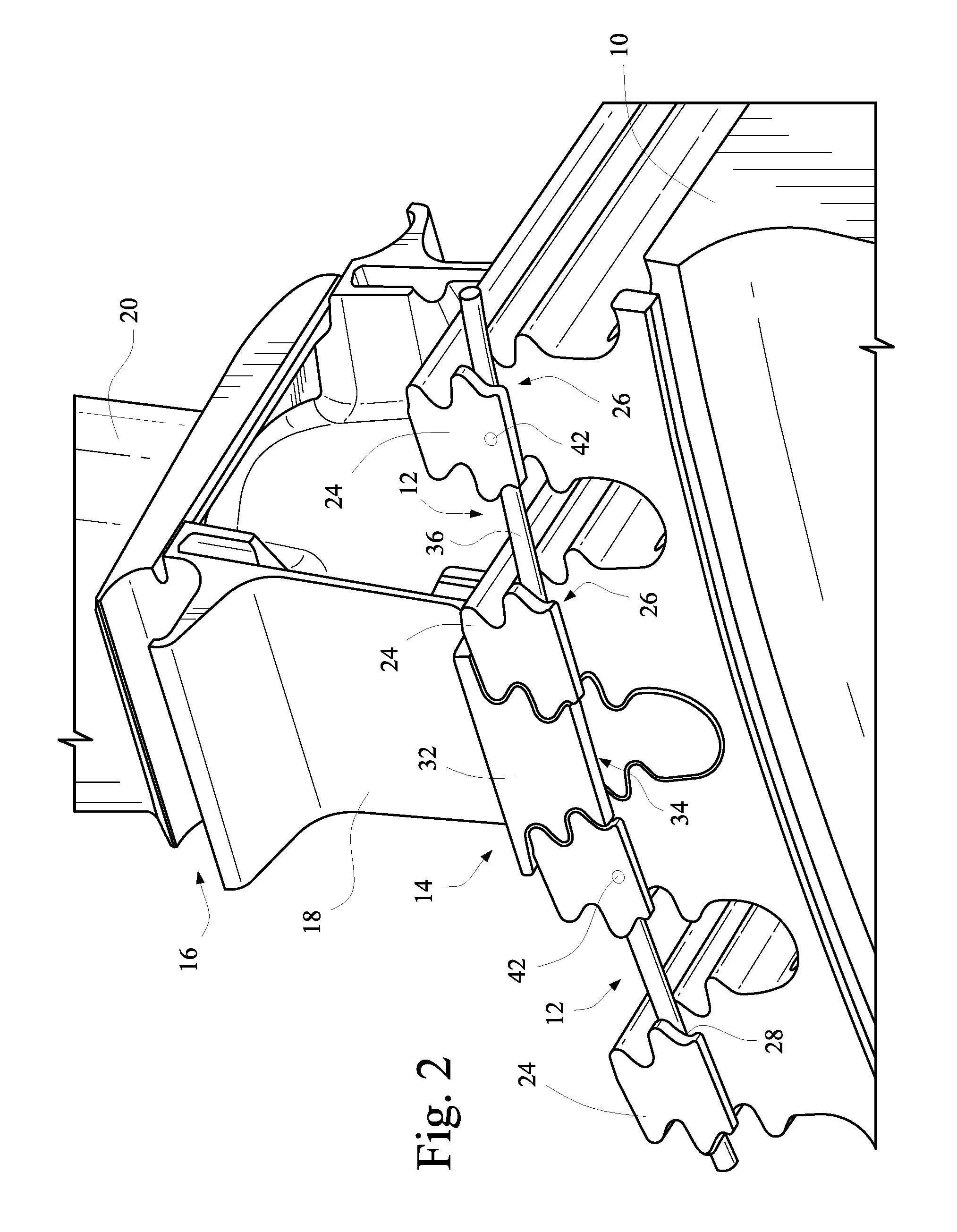 Turbine bucket lockwire rotation prevention