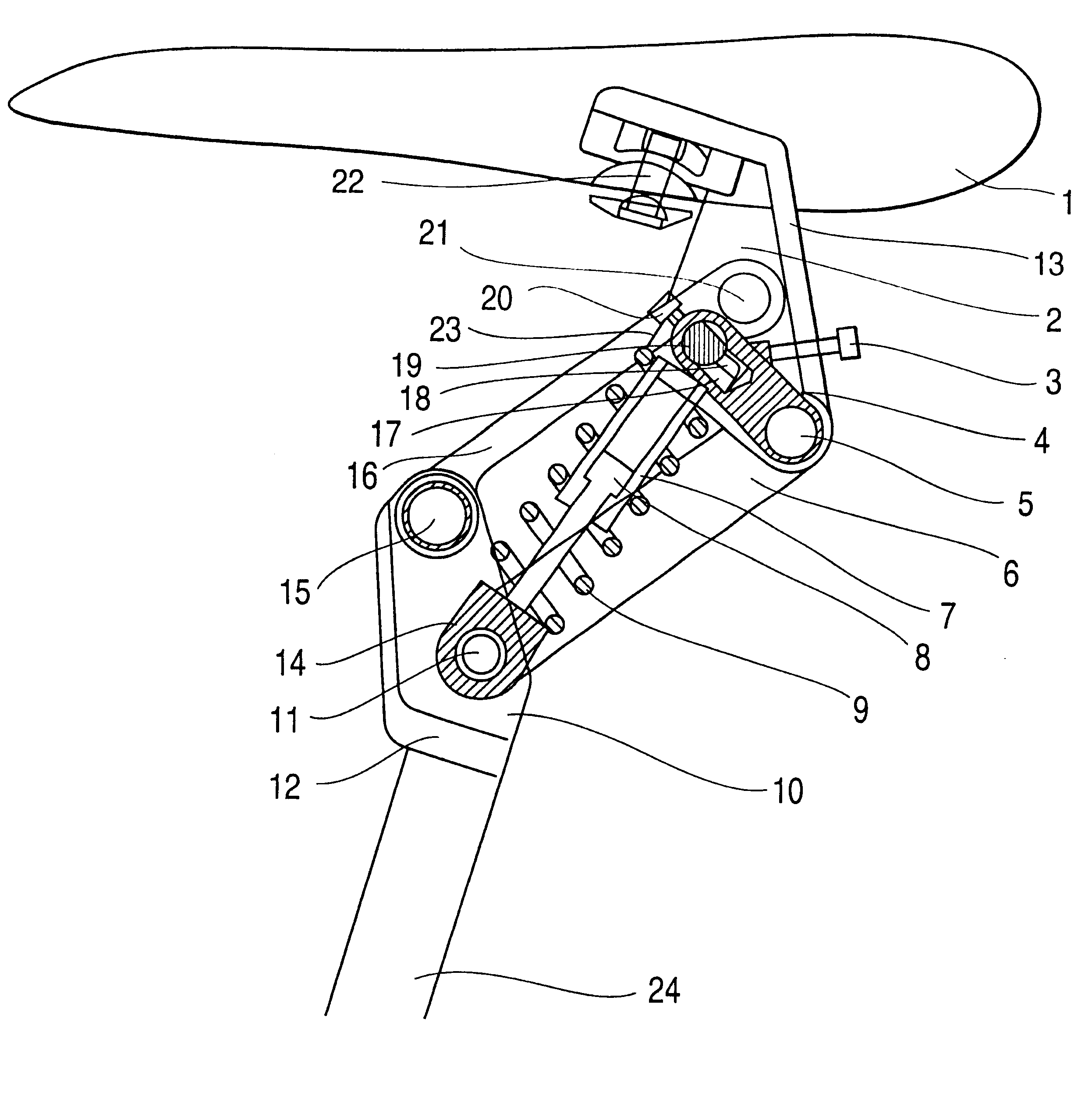 Seat suspension assembly for a two-wheeler