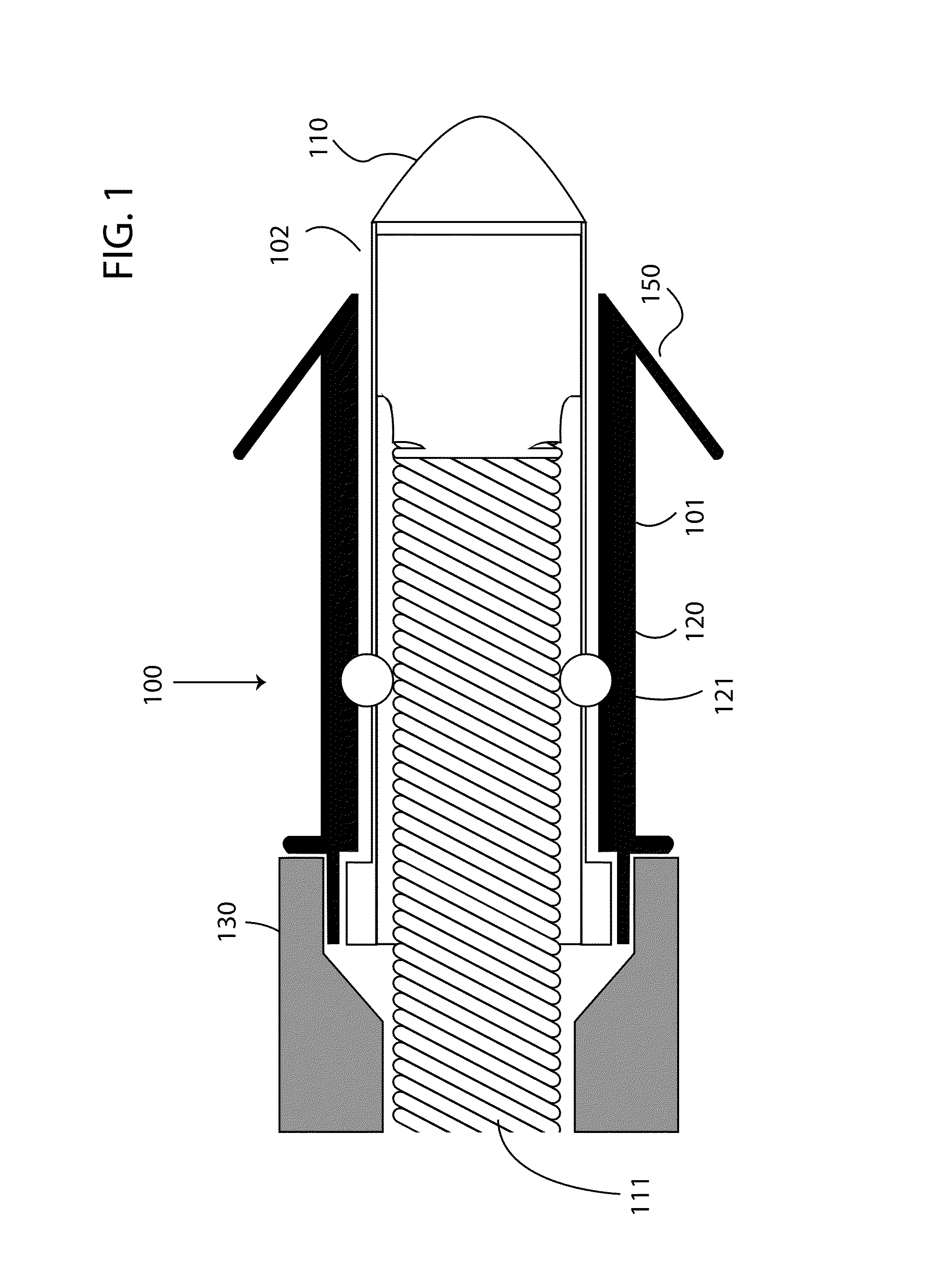 Detachable electrode and anchor