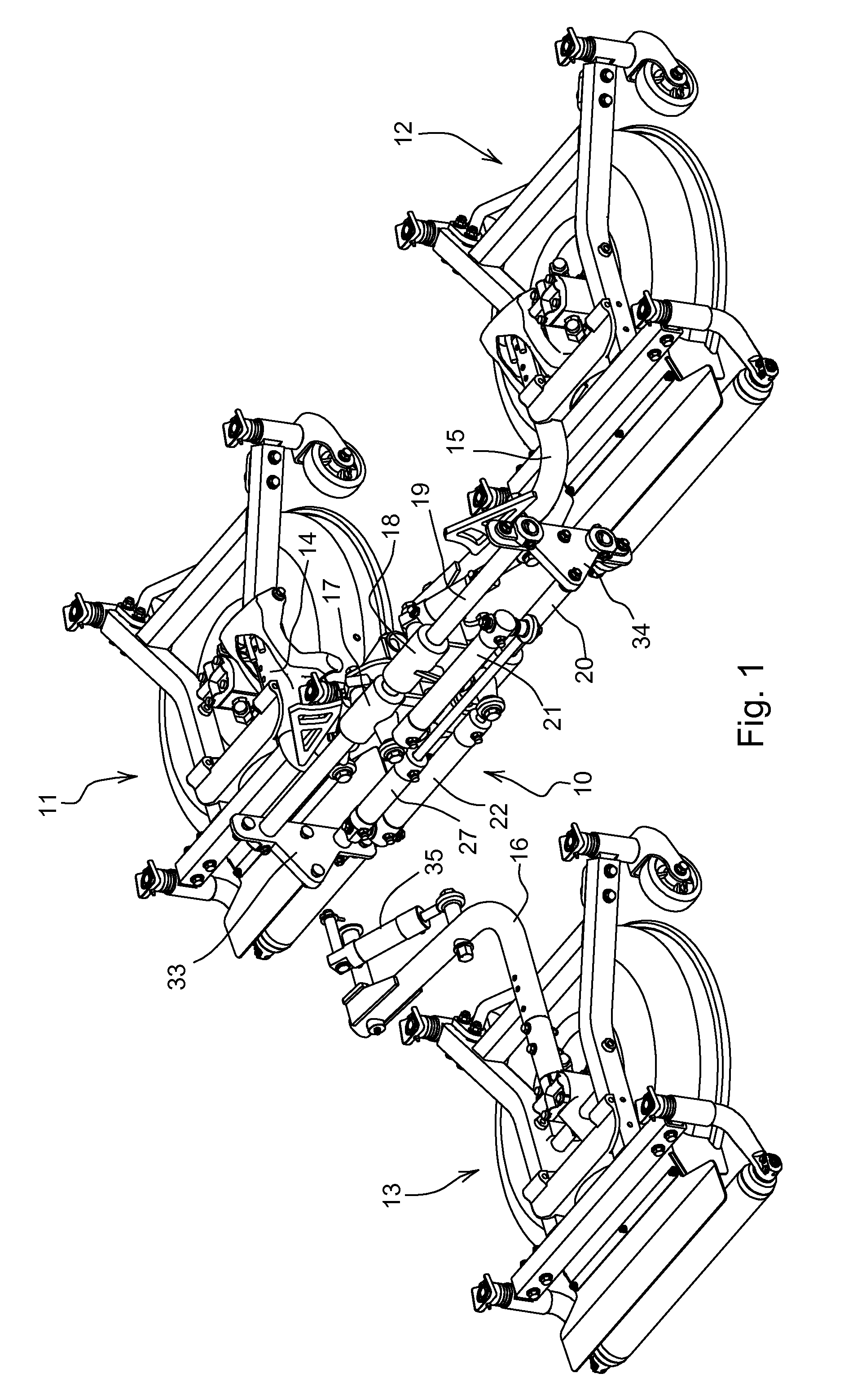 Shift mechanism for trim mower cutting units