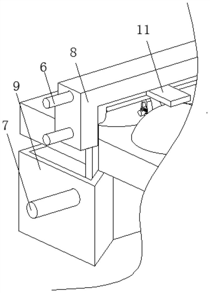 Rubber pad mold convenient to clean