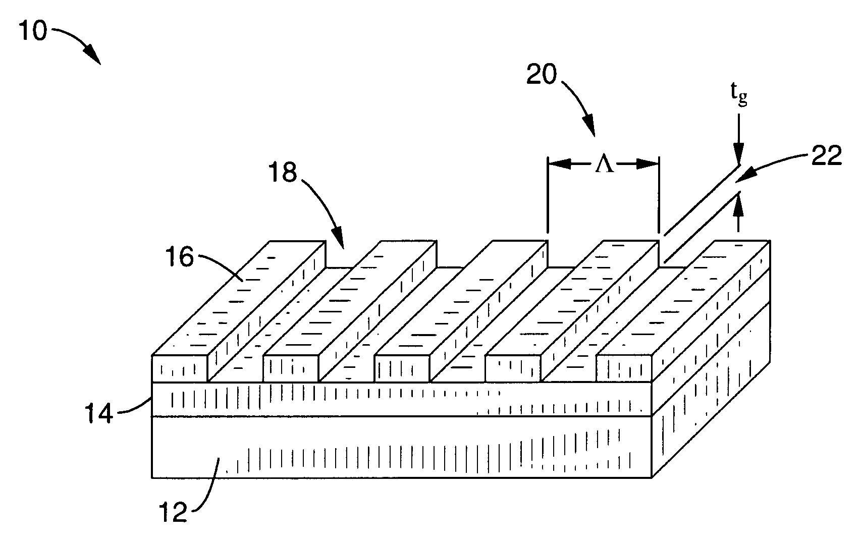 Ultra broadband mirror using subwavelength grating