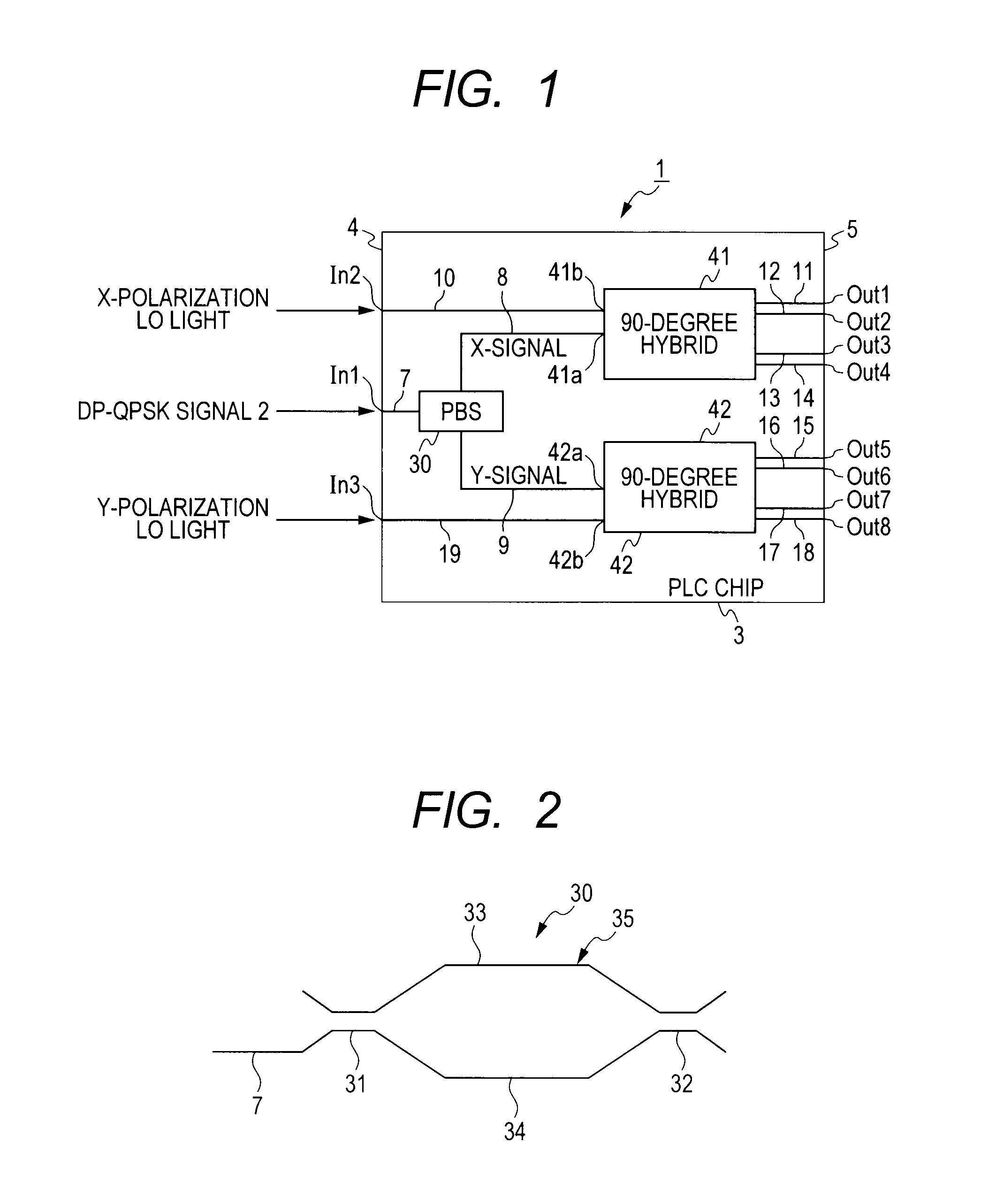 Plc-type demodulator and optical transmission system