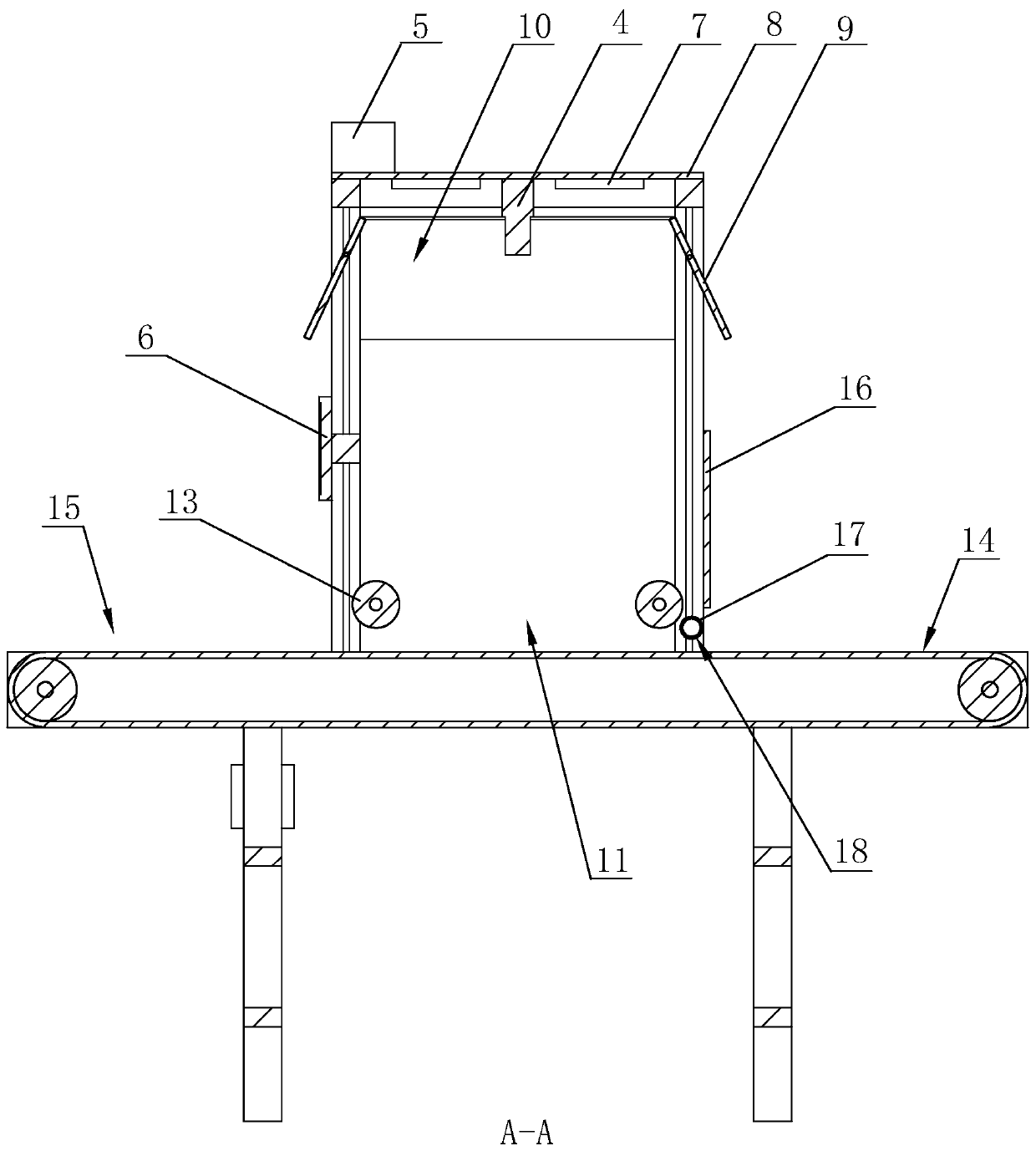 Sheet metal part detection device