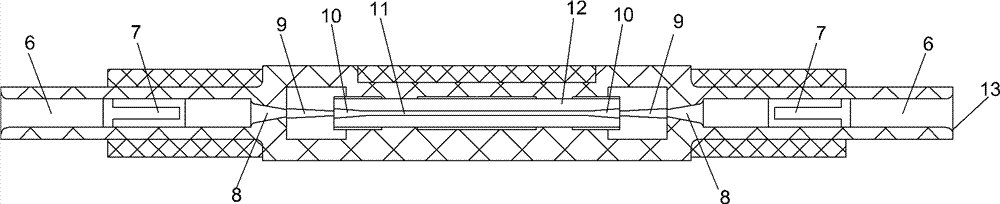 Optical mechanical cold connector