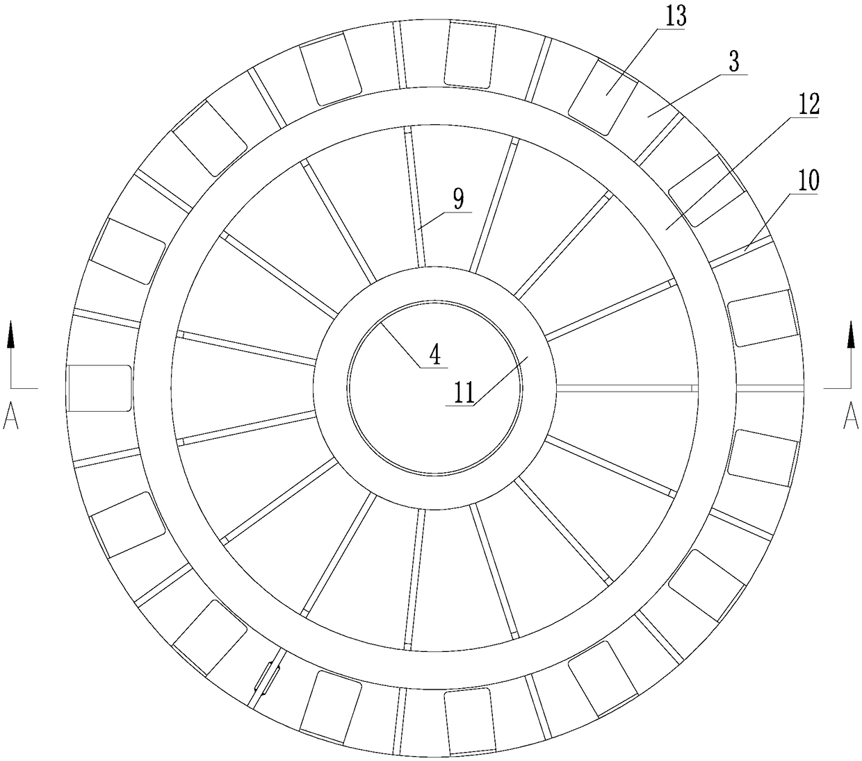 Welding method of outer cylinder and bottom plate in base of lower core shell of high temperature gas-cooled reactor