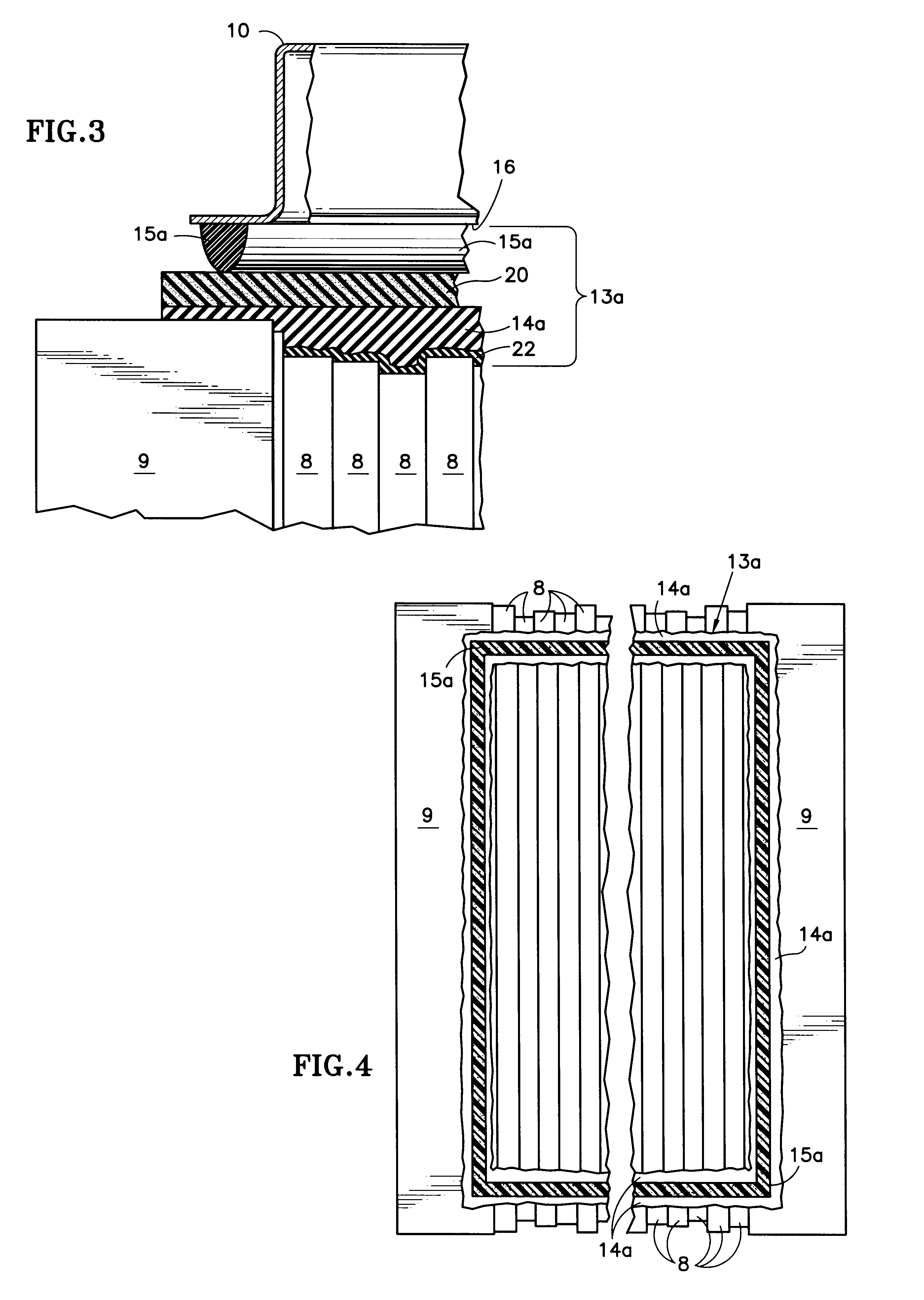 Proton exchange membrane fuel cell external manifold seal