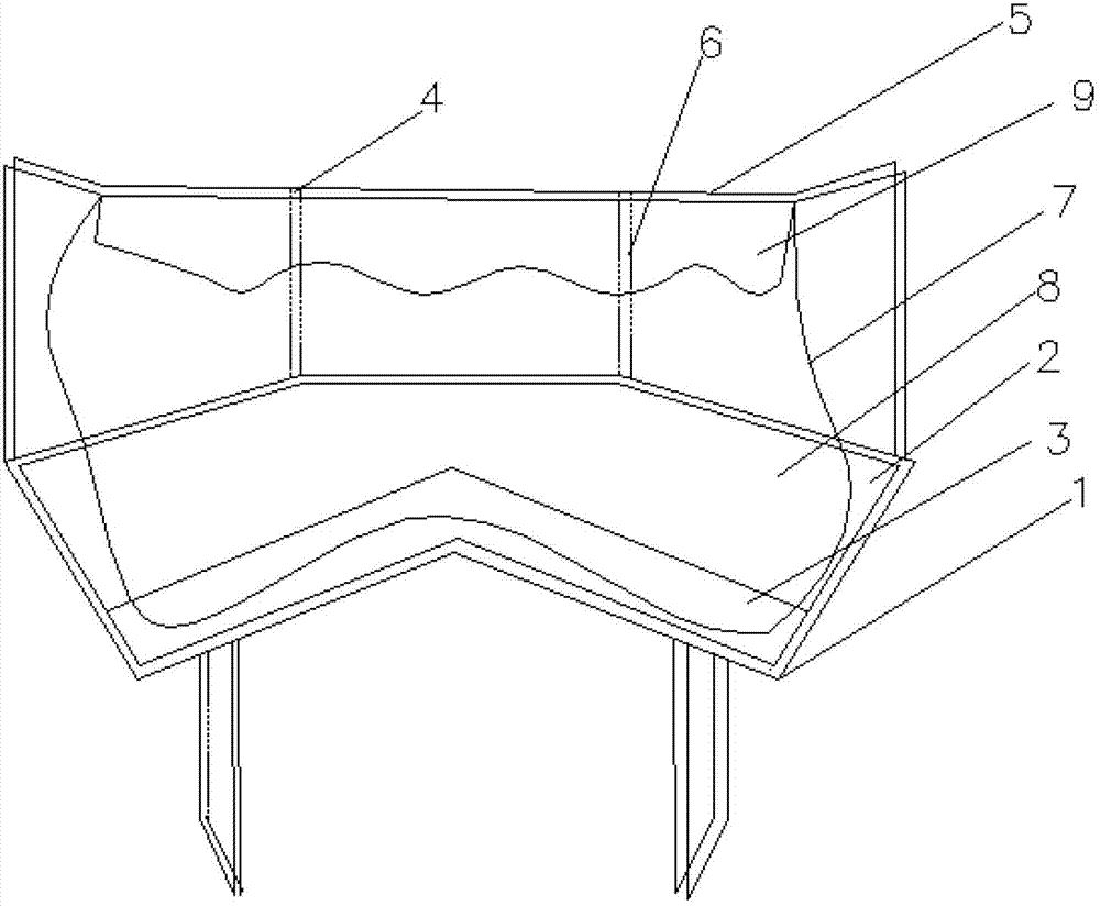 Ball catcher for high ball of table tennis