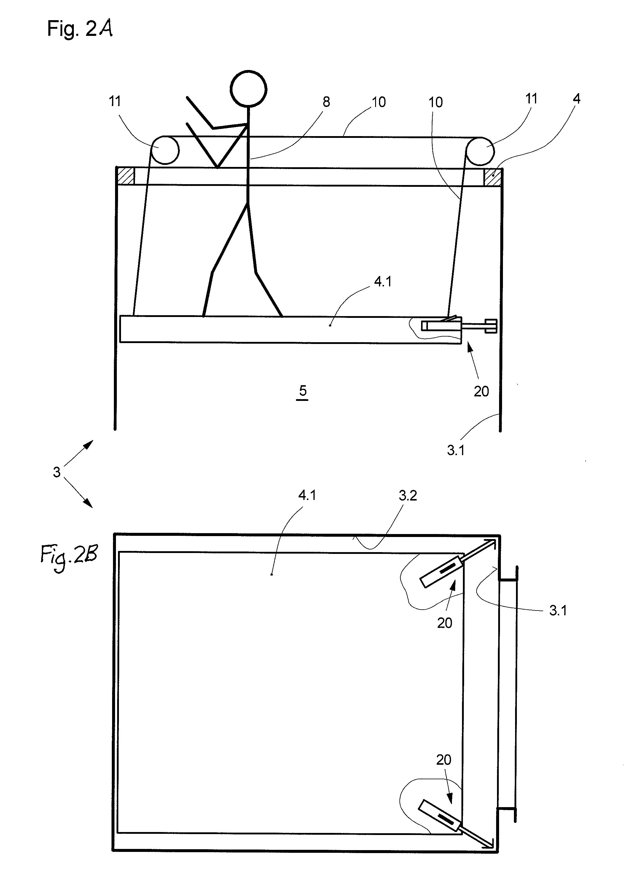 Elevator Car with Lowerable Roof