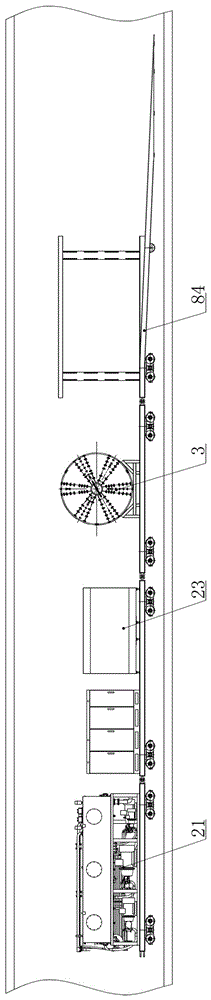 Shield tunneling machine for tunnel connecting passageway and connecting passageway tunneling method of shield tunneling machine