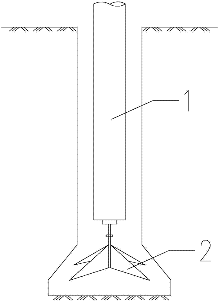 Rotary-drilling and bottom-expanding construction process for cast-in-place pile