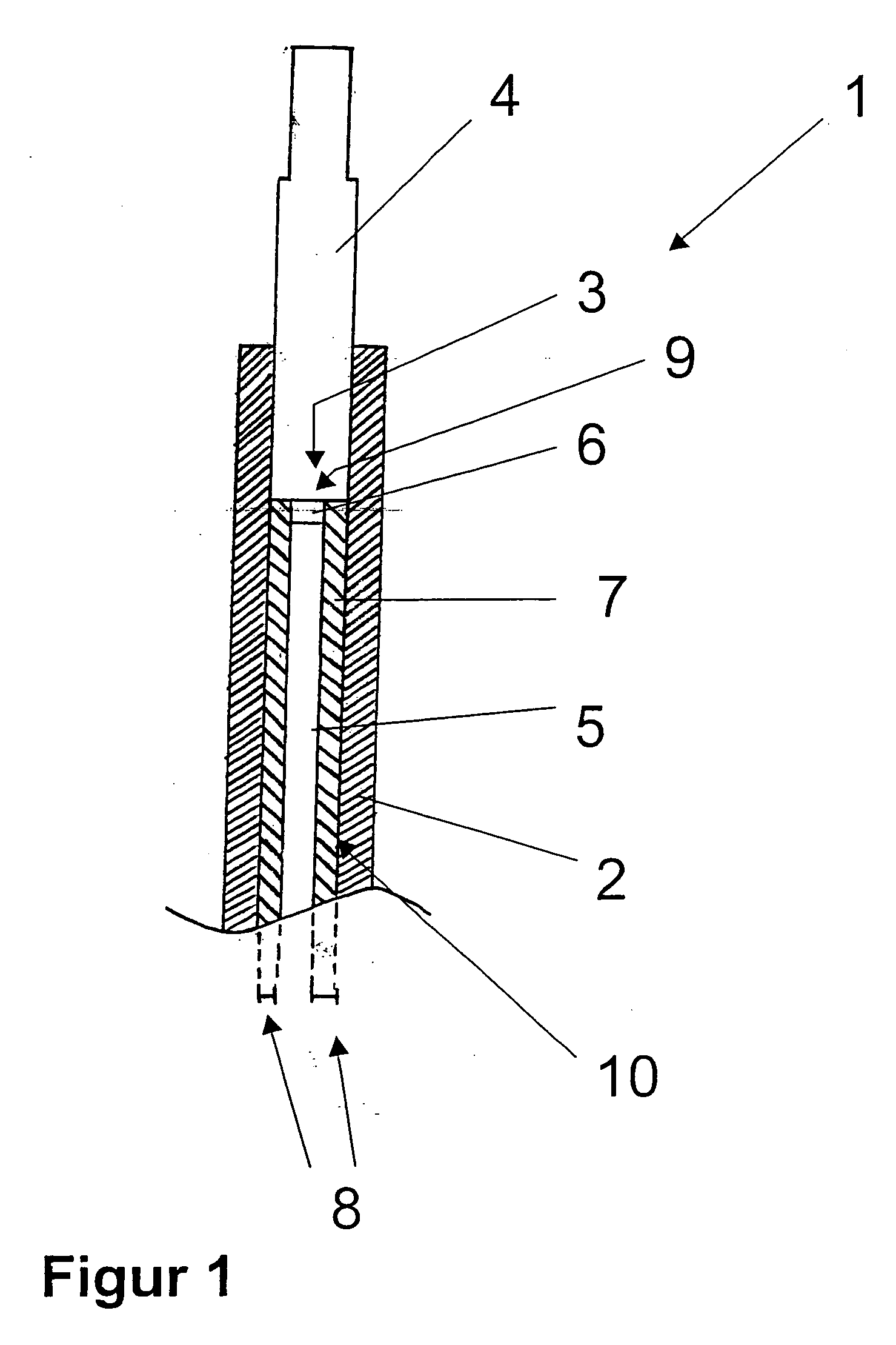 Sheated-element glow plug having a particularly embedded contact element