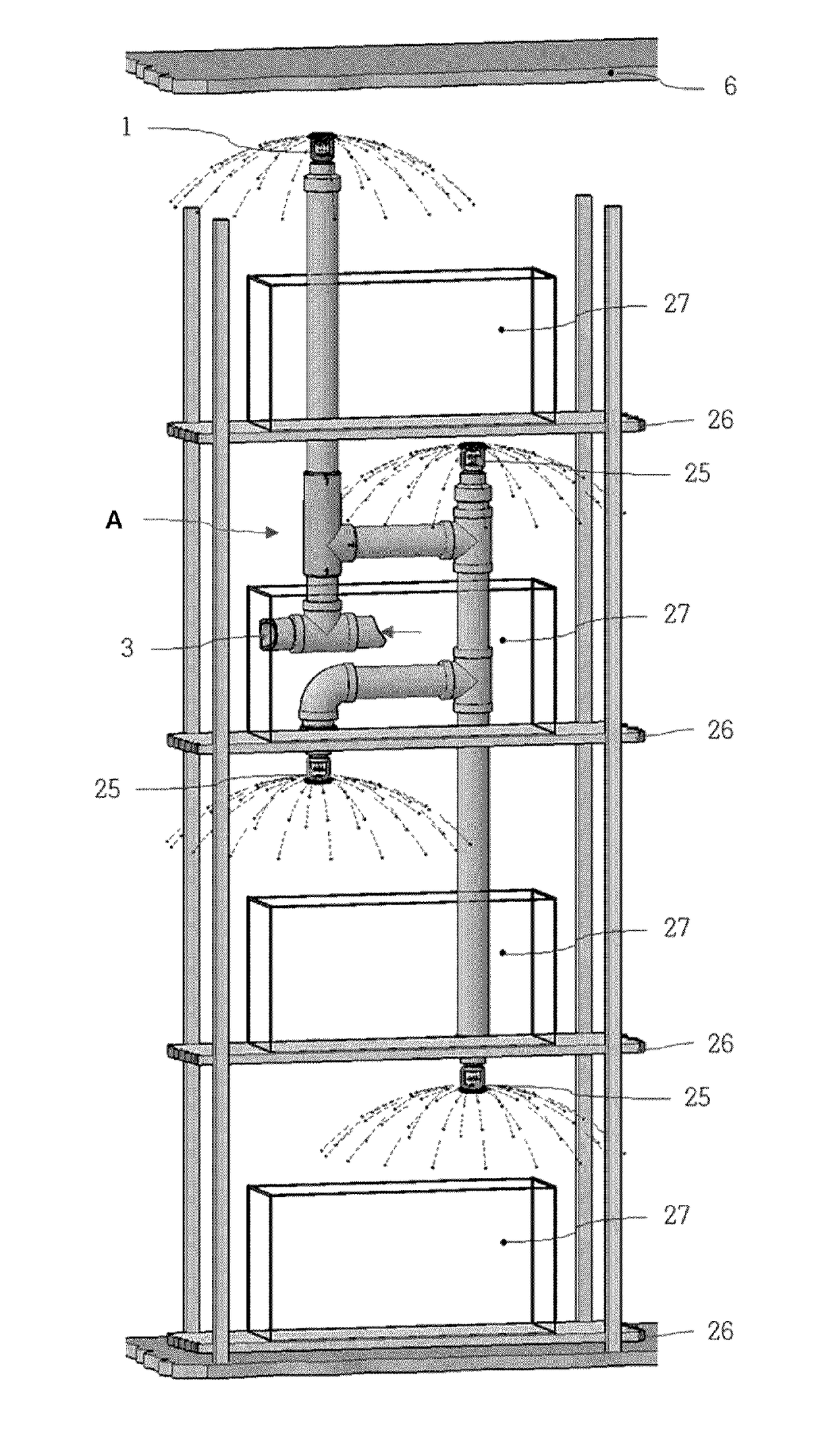 Branch tee for sprinkler pipes controlling water stream automatically and sprinkler pipe system having the same