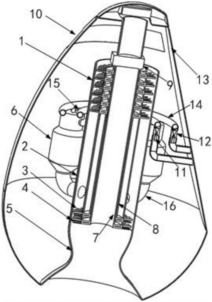 Planet surface landing system