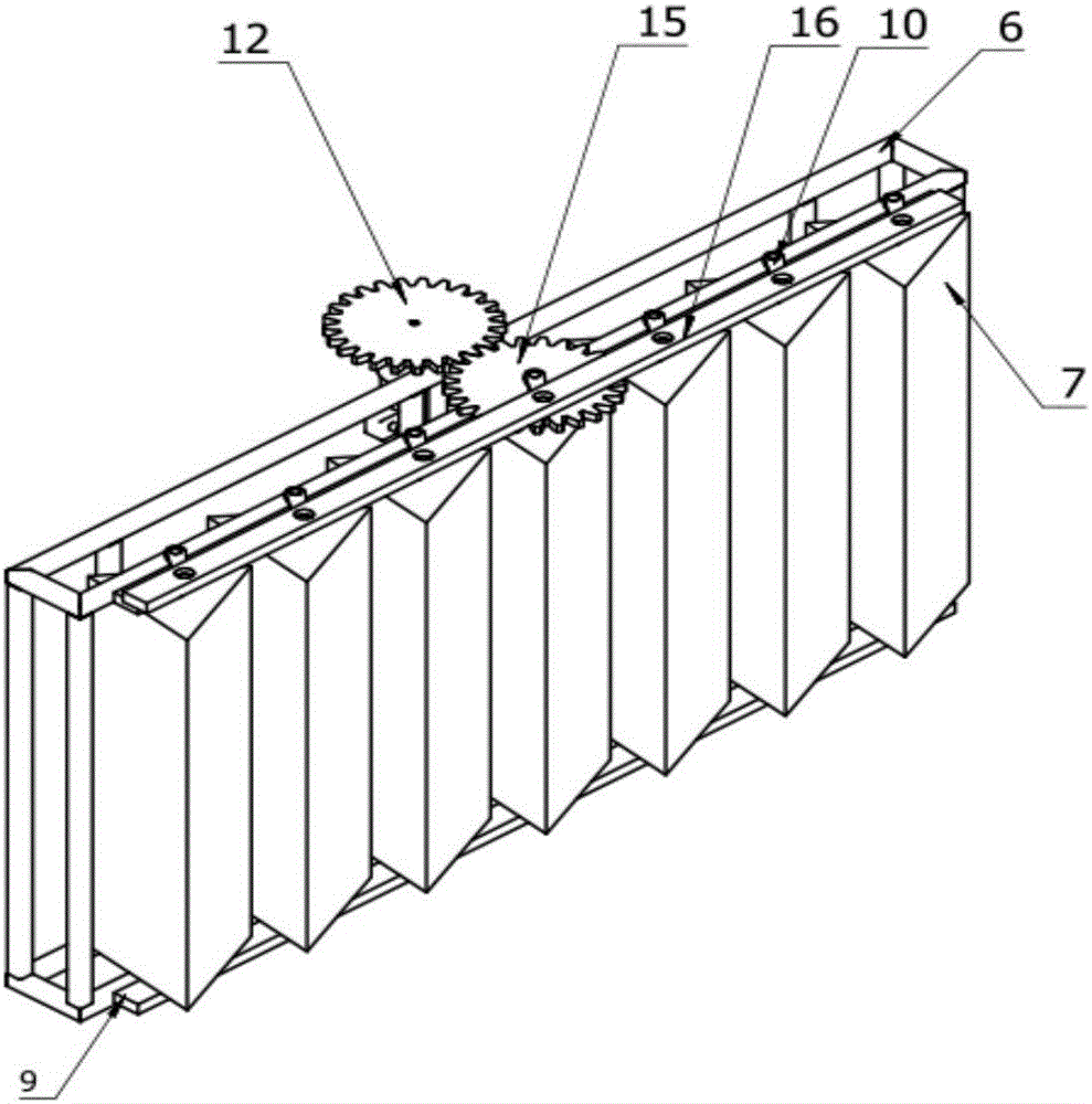 Multi-picture rotatable omnibearing displaying advertising device